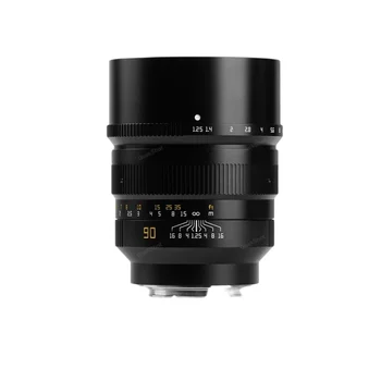 TTArtisan 90 мм F1.25 Полнокадровый объектив с большой диафрагмой для Sony для Nikon для Canon для Panasonic Lumix Объектив камеры Fuji Leica