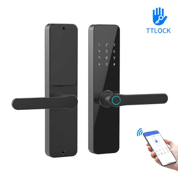 TTlock APP пульт дистанционного управления смарт-замок с паролем по отпечатку пальца RFID-карта с ключом для блокировки двойным язычком