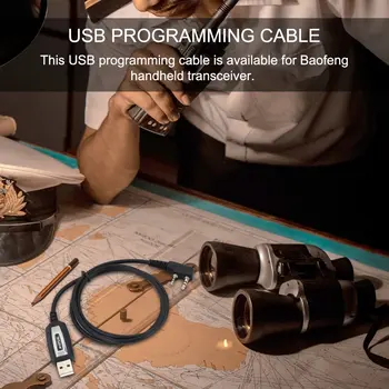 USB Кабель для Программирования/Шнур Cd-Драйвера Для Портативного Приемопередатчика Baofeng Uv-5R/Bf-888S Usb Кабель Для Программирования