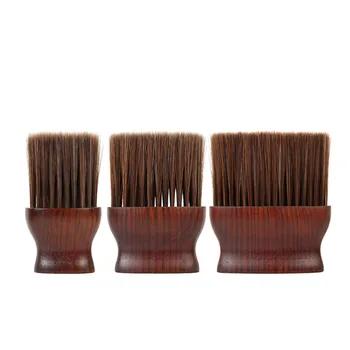 Wanmei Fragmented Hair Sweeping Gallery Парикмахерская Нейлоновая Щетка Для Чистки Шеи Из Цельного Дерева Парикмахерская Подметальная Машина Для Шеи Парикмахерский Инструмент