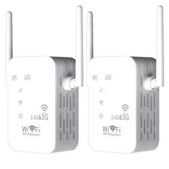 Wifi Ретранслятор 5G Wifi Удлинители Усилитель сигнала для дома 1200 М Беспроводной Wifi удлинитель Двухчастотный усилитель беспроводной маршрутизации