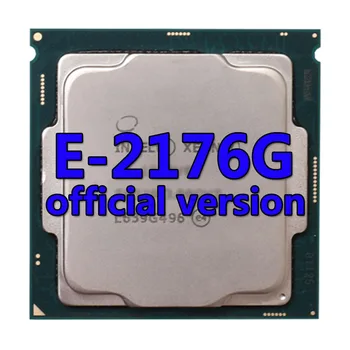 Xeon CPU E-2176G официальная версия CPU 12MB 3,7GHZ 6Core/12Thread 80W Процессор LGA-1151 ДЛЯ материнской платы C240