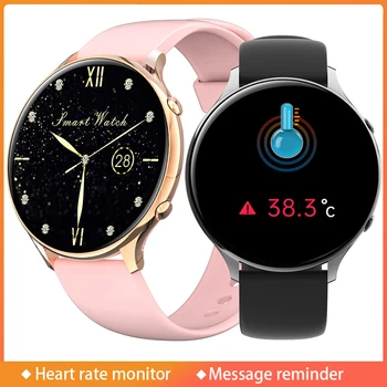 Xiaomi Mijia Смарт-часы Женские HD-экран Монитор артериального давления Температуры Фитнес-Спортивный Браслет Мужские Наручные Часы для пары В Подарок