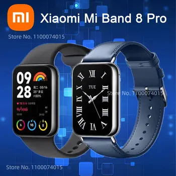 Xiaomi Smart Mi Band 8 Pro Браслет NFC AMOLED Экран Mi Band 8 Pro Смарт-Часы С Кислородом Крови Фитнес-Трекер GPS Bluetooth Браслет