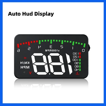 Автомобильный Головной дисплей OBD2 Auto Hud Display Автомобильный HUD Спидометр Проектор Лобового стекла Цифровой Прибор Система Предупреждения О Превышении скорости