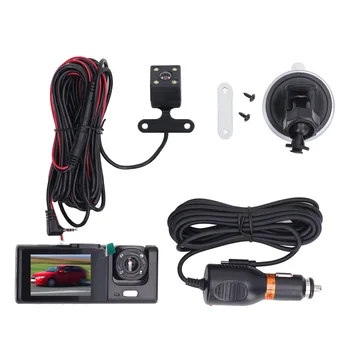 Автомобильный регистратор камеры ночного видения Mini USB 5V 2A Циклическая запись ABS и металла 320 мАч Автомобильный регистратор дорожного движения 2,0-дюймовый IPS для автомобиля