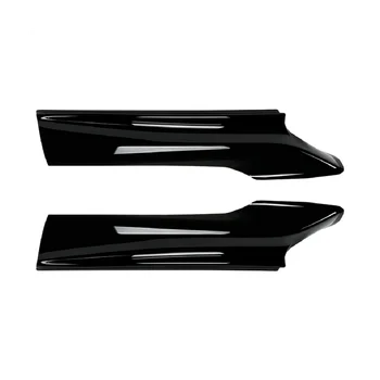 Автомобильный ярко-черный передний бампер, угол наклона губ, диффузор, сплиттер, протектор спойлера для 5 серий F10 F11 2011-2017