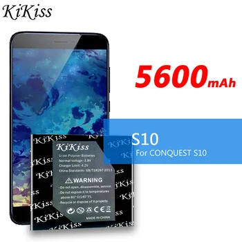 Аккумулятор KiKiss емкостью 5600 мАч S 10 для аккумуляторов мобильных телефонов CONQUEST S10