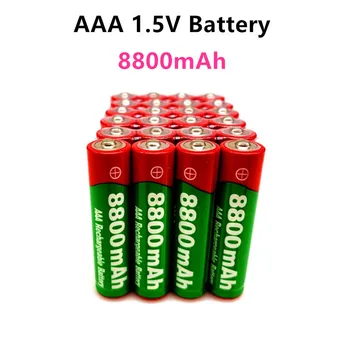 Аккумуляторная батарея New1.5V AAA 8800 мАч AAA 1.5 В Новая щелочная аккумуляторная батарея для светодиодной игрушки MP3 с длительным сроком службы