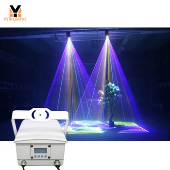 Анимация с активацией звука DMX512 IP65 RGB Лазерное сценическое освещение для проектора светового шоу в ночном клубе