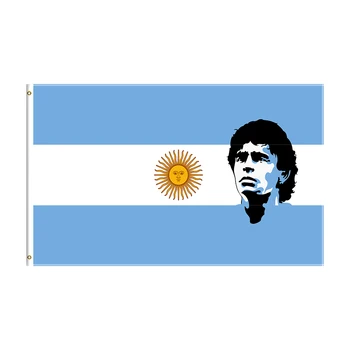 Баннер с принтом флага Аргентины размером 3x5 футов Для декора, декор флага, баннер для украшения флага, баннер для флага