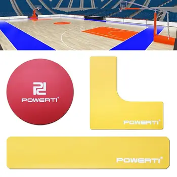 Баскетбол, футбол, яркий цвет, привлекающая внимание прямая линия, наклейка на пол, теннисный точечный маркер, угловой круглый ориентир