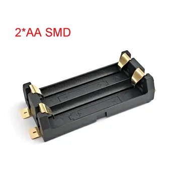 Батарейный блок 2 * AA SMT SMD 2 Батарейных держателя AA Батарейный блок 14500 Батарейный блок