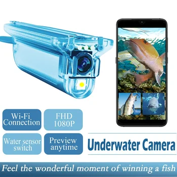 Беспроводной эхолот Go Pro Камера 64G Wifi Переключатель давления воды Прозрачная Приманка Подводный Рыбак Наблюдение за рыбалкой