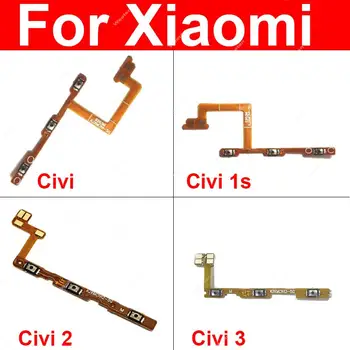 Боковая кнопка включения громкости Гибкий Кабель Для Xiaomi Civi 1 1s 2 3 2109119BC 2209129SC Запасные Части для Бокового Ключа Power Voulme Flex Ribbon