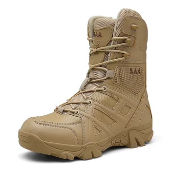 Большие размеры, ботинки для пустыни, полевые ботинки, нескользящие дышащие тактические ботинки, боевые горные ботинки, bota masculina M1053