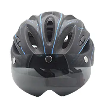 Велосипедные шлемы с магнитными очками Велосипедные шлемы для горных дорог Для мужчин и женщин, регулируемые по размеру Защитные велосипедные шлемы для взрослых