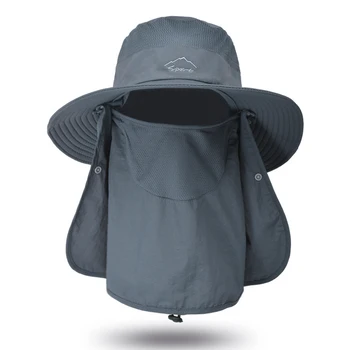 Велоспорт-Кепки, уличная шляпа для мужчин и женщин, солнцезащитная шляпа 3 в 1, летняя сафари-шляпа с широкими полями, Велосипедная шляпа Boonie с защитой от ультрафиолета