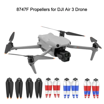 Воздушные винты AIR 3 с высокой аэродинамической эффективностью 8747F для DJI AIR 3 Drone PRO Blade Props, Квадрокоптер, камера, Аксессуары для дронов
