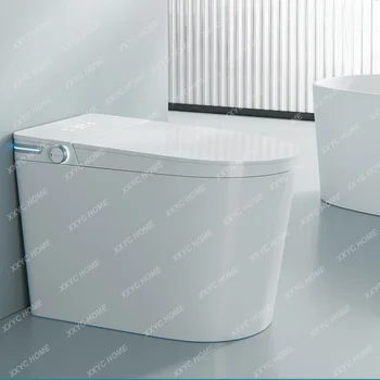 Встроенный умный туалет с защитой от пены 360 ° Бытовой сифон с мгновенным нагревом с резервуаром для воды Без ограничения давления воды