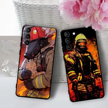 Герои-Пожарные Чехол Для Телефона Fireman Samsung Galaxy S22 23 21 S20 FE Ultra S10 S9 Plus S10e Note 20Ultra 10Plus Чехол