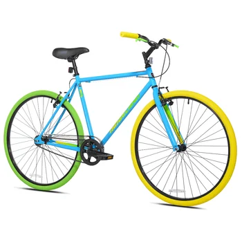 Гибридный велосипед Ridgeland для мужчин 700C, синий / зеленый