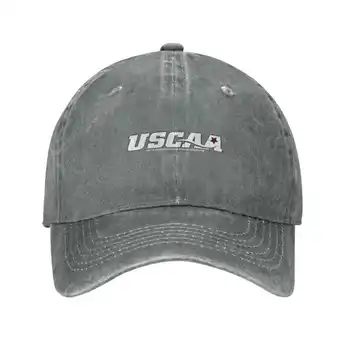 Графическая повседневная Джинсовая кепка с логотипом Университетской Спортивной Ассоциации США, Вязаная шапка, Бейсболка