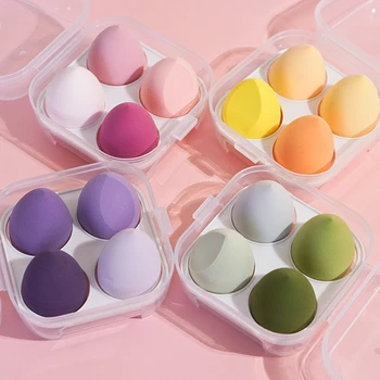 Губка для макияжа Egg Super Soft Puff Cut Инструменты для макияжа Beauty Cosmetic Ball Foundation Puff Bevel Сухой и влажный Комбинированный макияж