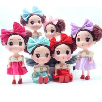 Девочки Детские Игрушки Принцесса Головоломка Кукла Одевалка Кукла Игрушка в Подарок 12см