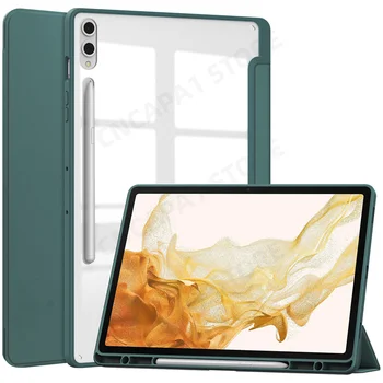 Держатель Карандаша Funda Для Samsung Galaxy Tab S9 Plus Smart Cover Case SM-X810 SM-X816B SM-X818U 12,4 
