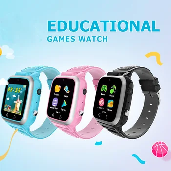 Детские смарт-часы для записи музыки в формате MP3, Шагомер для игр, двойная камера, детские умные часы, подарок для мальчиков и девочек