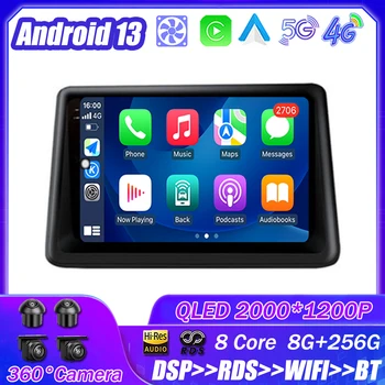 Для Toyota R80 2014 - 2020 Android 13 Автомобильный радиоприемник Мультимедийный плеер Навигация Стерео GPS Автоматическое головное устройство без 2 Din DVD 4G DPS