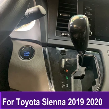 Для Toyota Sienna 2019 2020 Крышка ручки переключения передач Крышка ручки переключения передач Наклейка для отделки автомобиля Стайлинг