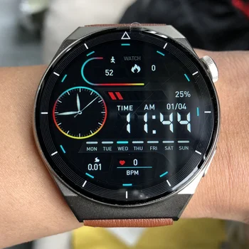 Для Xiaomi Huawei GT3 MAX Смарт-Часы Мужские Android Bluetooth Call IP68 Водонепроницаемый Фитнес-Трекер для Измерения Артериального Давления Smartwatch 2023