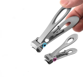 Доступны кусачки для ногтей из нержавеющей стали двух размеров, маникюрный нож для ногтей, ножницы для толстых твердых ногтей на ногах, инструменты, нож для ногтей