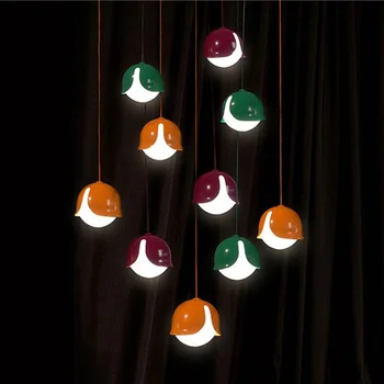 европейский подвесной светильник в стеклянной коробке, декоративные элементы для дома, винтажная лампа luminaria de mesa, роскошная дизайнерская