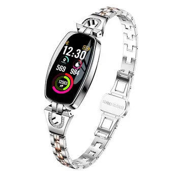 Женские смарт-часы CHKEPZ H8, женский фитнес-браслет, пульсометр, монитор артериального давления, смарт-браслет для Iphone Android