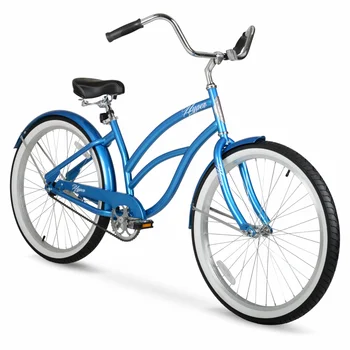 Женский велосипед Hyper 26 дюймов. Пляжный круизер, синий металлик