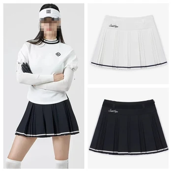 Женское короткое платье для гольфа SOUTHCAPE, летняя новинка 2023, простая модная плиссированная юбка Joker, спортивная юбка для гольфа, защищающая от воздействия