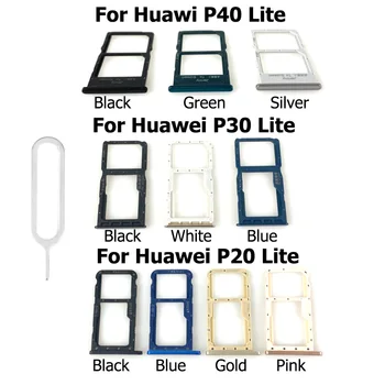 Замена для Huawei P30 lite, P20 Lite, P40 Lite, лоток для SIM-карт, слот, держатель, соединительный контейнер