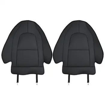 Защитная накладка на спинку сиденья из искусственной кожи для модификации интерьера ForTesla Model 3 Y Для стайлинга автомобилей 2 штуки
