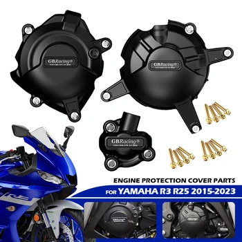Защитный Чехол для Крышки Двигателя Мотоцикла GB Racing Для YAMAHA YZF R3 MT03 MT25 2015 2016 2017 2018 2019 2020 2021 2022 2023