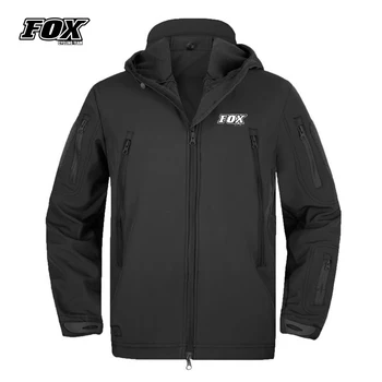 Зимняя одежда для защиты от снега FOX Cycling Team, мужская велосипедная куртка, одежда для MTB, плотный мотоциклетный плащ для гольфа, водонепроницаемая экипировка