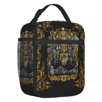 Иберийская Богиня Геката, изолированная сумка для ланча для женщин, готическая Оккультная ведьма на Хэллоуин, термоохладитель для ланча, Пляжный кемпинг, путешествия