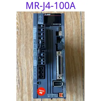 Использованный сервопривод MR-J4-100A для функционального тестирования не поврежден
