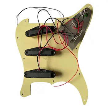 Классические Предварительно подключенные звукосниматели SSS Pickguard для ST Guitar Предварительно подключенные звукосниматели для гитары ST Pickguard