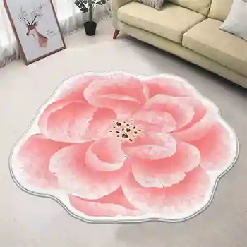 Ковер в форме цветка, гардеробная, туалетный столик для спальни, подвесной коврик для пола