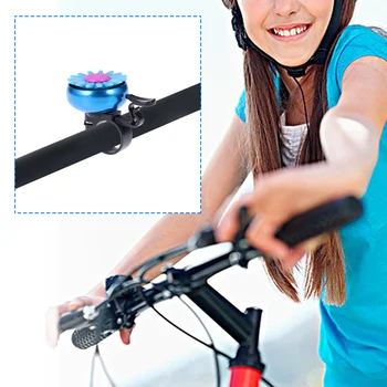 Колокольчик для мини-велосипеда, Колокольчик для скутера, колокольчик в форме цветка, велосипедные рожки, Предупреждающий о безопасности звонок для детей, Детский велосипед