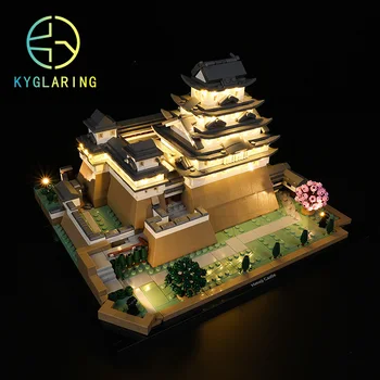 Комплект Kyglaring Light для 21060, модель замка Химедзи White Heron Castle Block (строительные блоки в комплект не входят)