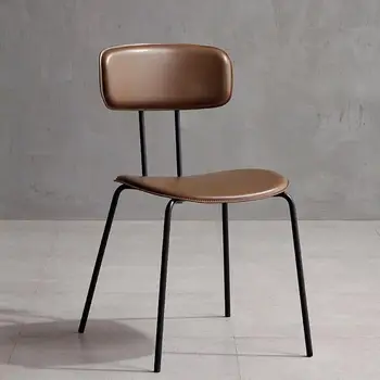Комплектный дизайнерский металлический стул для одиночной кухни Мобильные телефоны Nordic Home Кресло для отдыха Комод Офисная мебель для дома Sedie Cucina T50CY